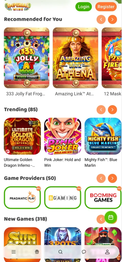 Imperial wins app